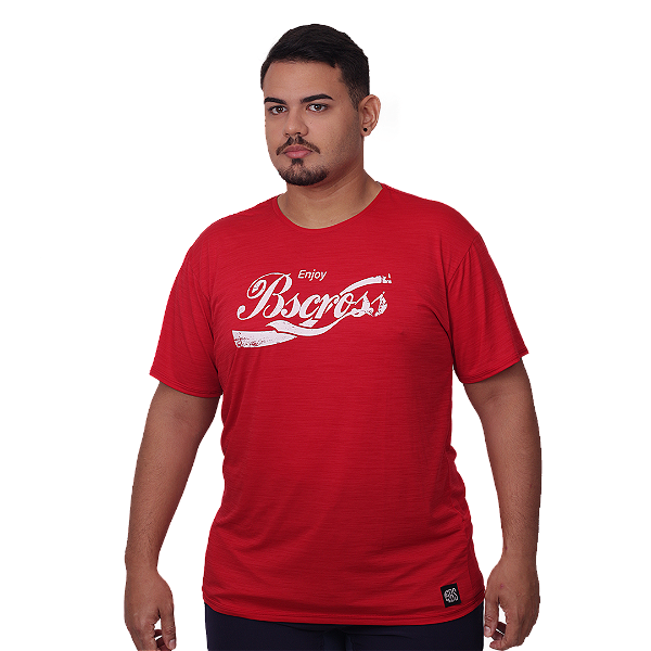 Cam Masc. Enjoy Plus SIze Bs - Vermelho