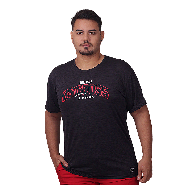 Cam Masc. Est . 2017 Plus SIze Bs - Preto Intenso