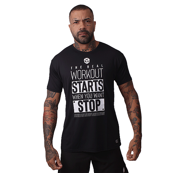 Camiseta Mas. Workout BSCross - Preto