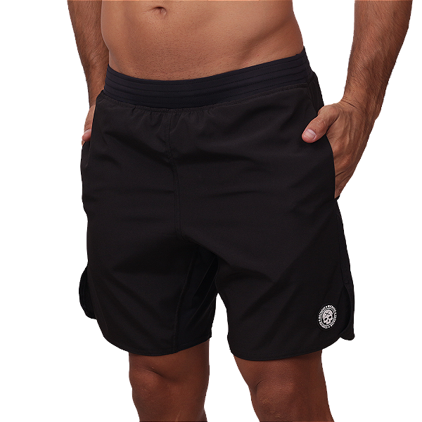 Short masc. c/ Short Térmico BSCross - Preto