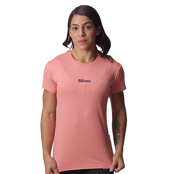 Camiseta fem. BS Rope  Climbe - Liso Lantana Salmão