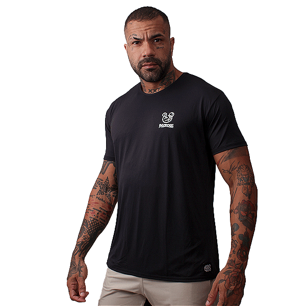 Camiseta Mas. BS Bear x  - Preto