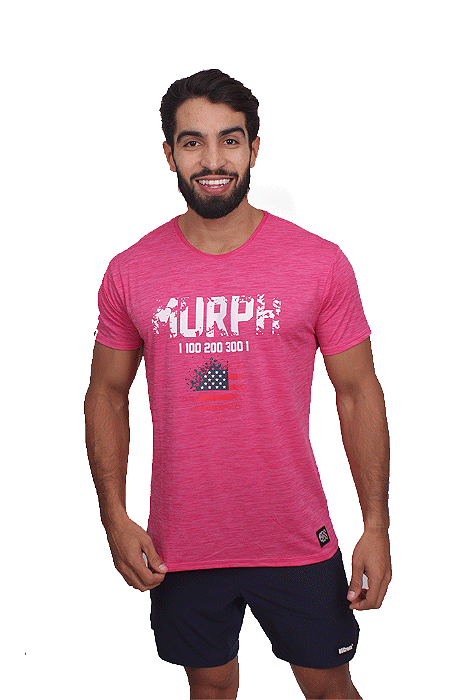 Camiseta Mas. Murph - Kiss Rosa