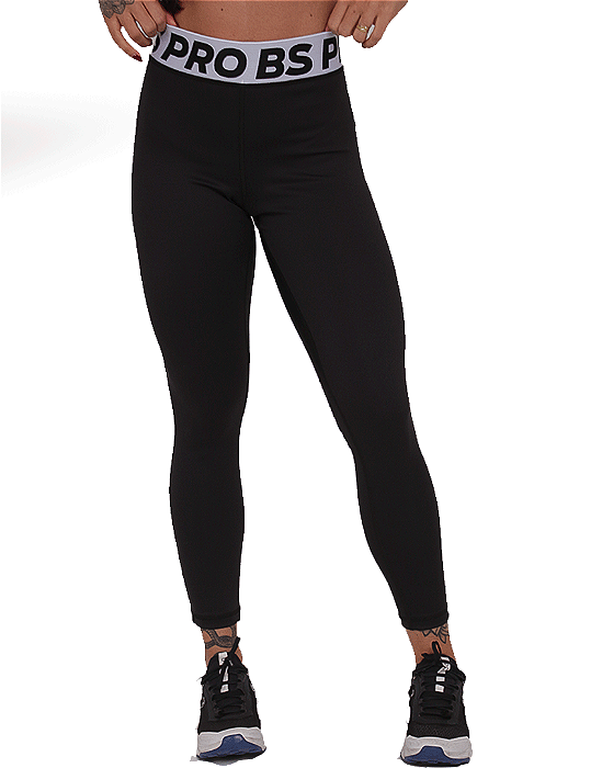 Calca Legging  Alta Compress Pro - Preto