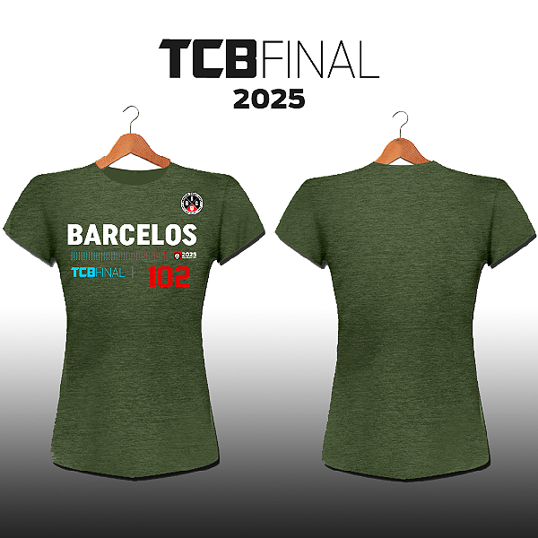 JOÃO PEDRO BARCELOS - Elite. Mas - Camiseta Fem. - TCB 2025
