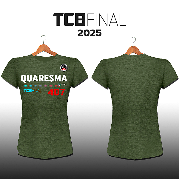 JEFERSON QUARESMA - 45-49 Mas. - Camiseta Feminina TCB 2025