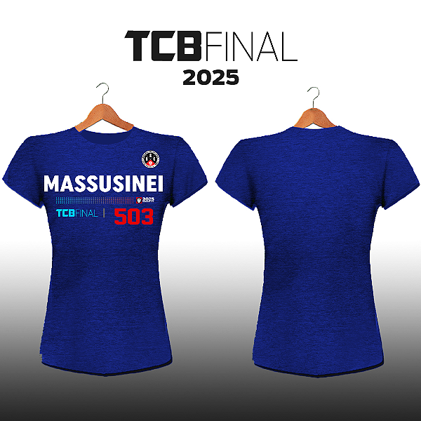 MASSUSINEI SILVA - 50-54 Mas. - Camiseta Feminina - TCB 2025