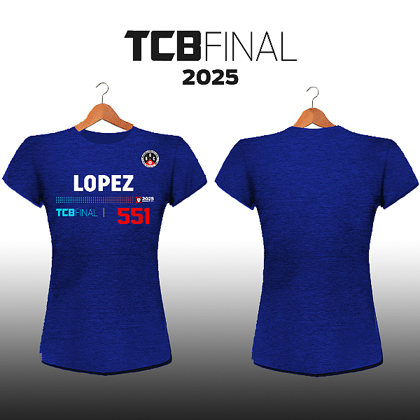 ANNAMARIA LOPEZ - 50+ Fem. - Camiseta Feminina - TCB 2025