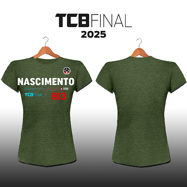 LUIZ FERNANDO NASCIMENTO - Adaptado - Camiseta Feminina TCB 2025