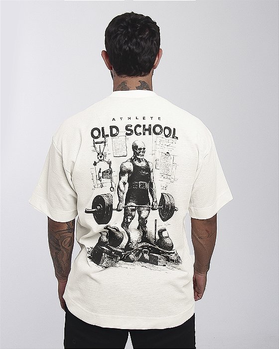Camiseta Mas. Big Oversized BS Old School - Off