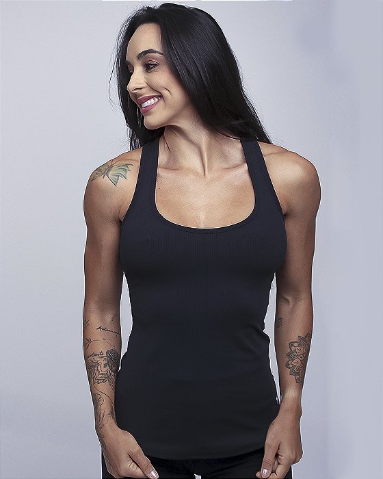 Regata Fem Nadador Bscross - Preto