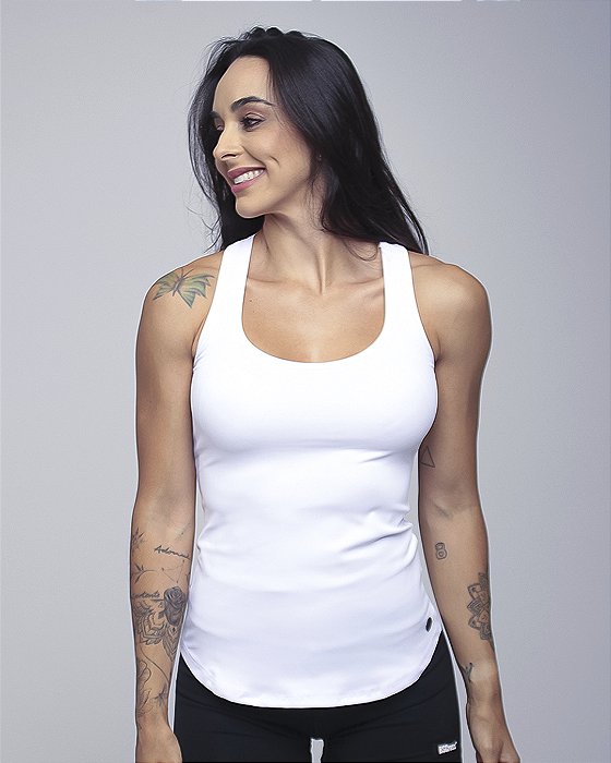 Regata Fem Nadador Bscross - Branco