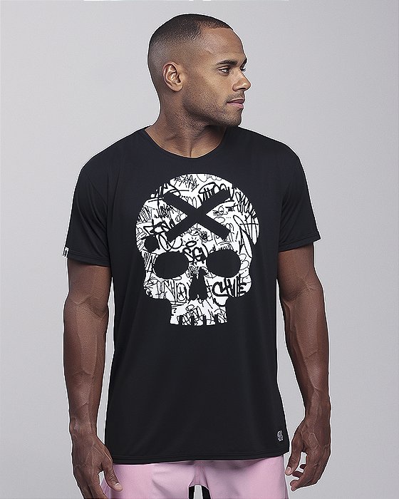 Cam Masc Bs Skull Graphite - Preto