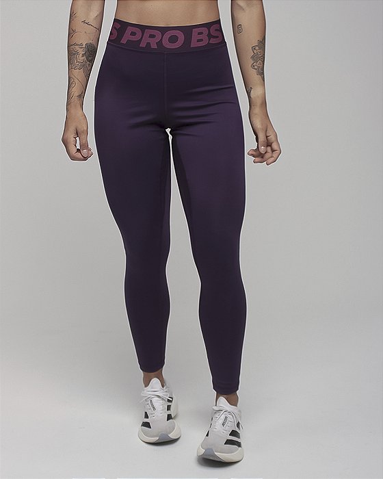 Legging BS PRO Alta COMPRESSÃO - Grape