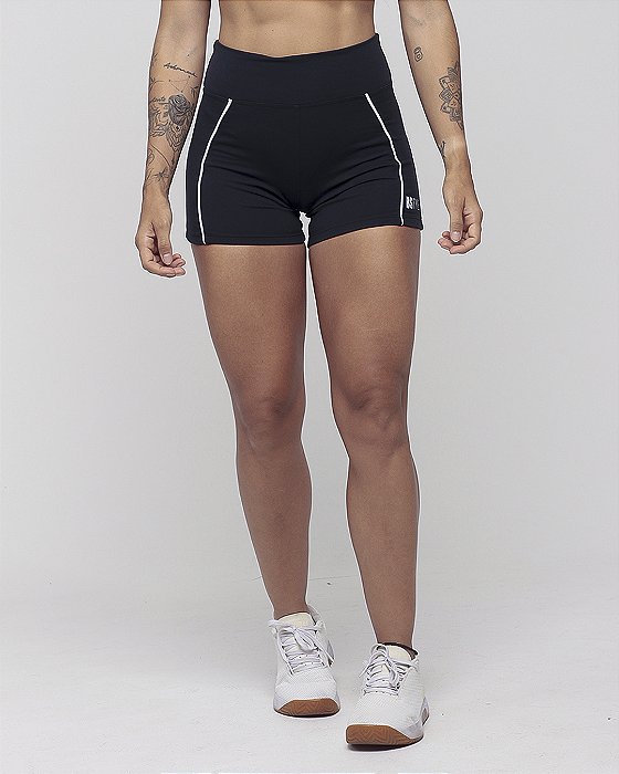 Short fem. BS Inte Levanta Bumbum - Preto