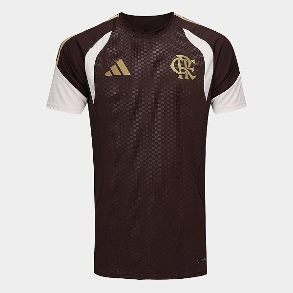 CAMISA ADIDAS FLAMENGO - TREINO MARROM - 26-27