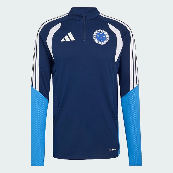 BLUSA ADIDAS CRUZEIRO - TREINO - AZUL ESCURO - 26-27
