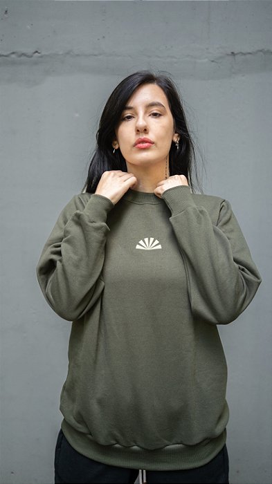 Moletom verde musgo sale