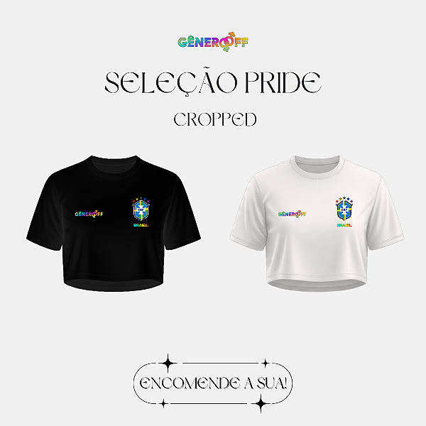 Cropped Seleção Pride