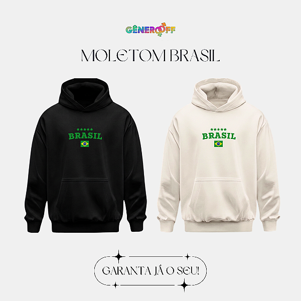 Blusa de Moletom Brasil