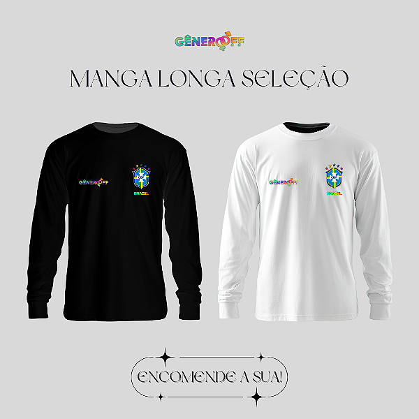 Camiseta Manga Longa Seleção