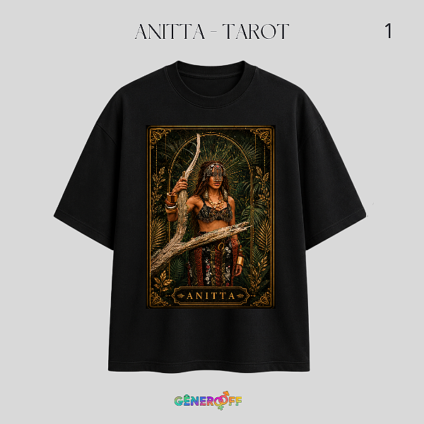 Camiseta Anitta - Tarot 1