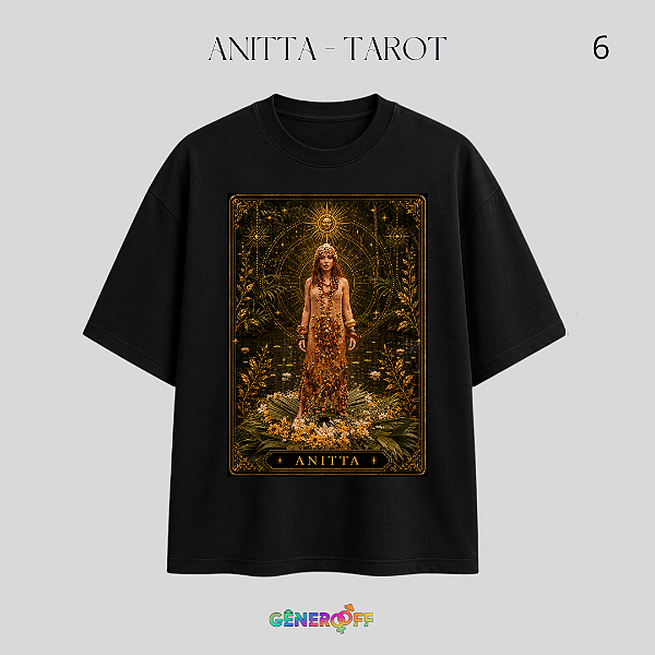Camiseta Anitta - Tarot 6