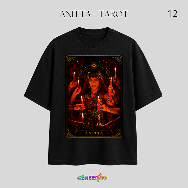 Camiseta Anitta - Tarot 12