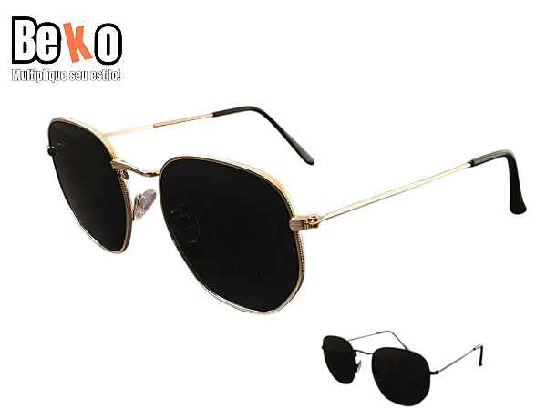 Óculos de sol hexagonal PFZQM8XBX