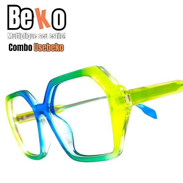 Combo USEBEKO de Armação + lentes blue U2YV4G382