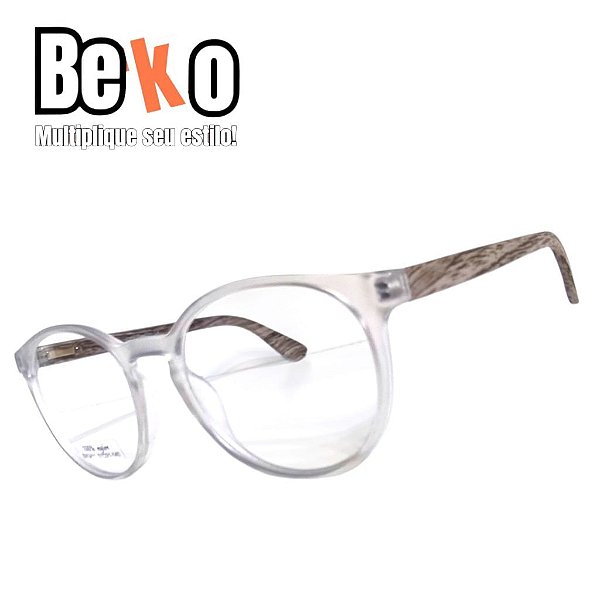 Armação de Óculos com Haste Amadeirada YU5NY2YZE