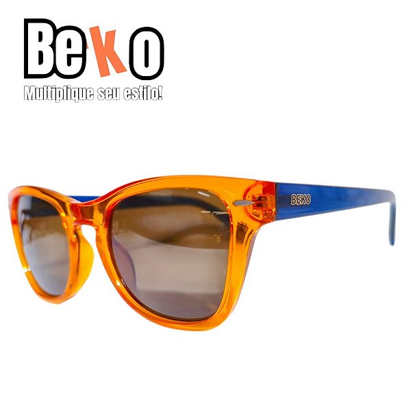 Óculos de Sol Unissex Beko Laranja Clássico XRHBW7XBX