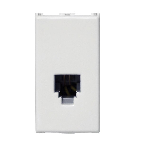MODULO TOMADA TELEFONE RJ11 BRANCO ILUS - SOPRANO - 5TG99002 - A10/270