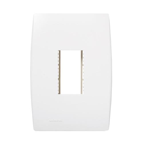 PLACA 4X2 1 MODULO VERTICAL BRANCO ILUS - SOPRANO - COM SUPORTE - A20/180 5TG99022
