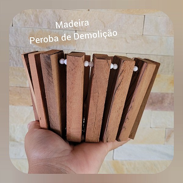 Cachepô Madeira Cone (P)