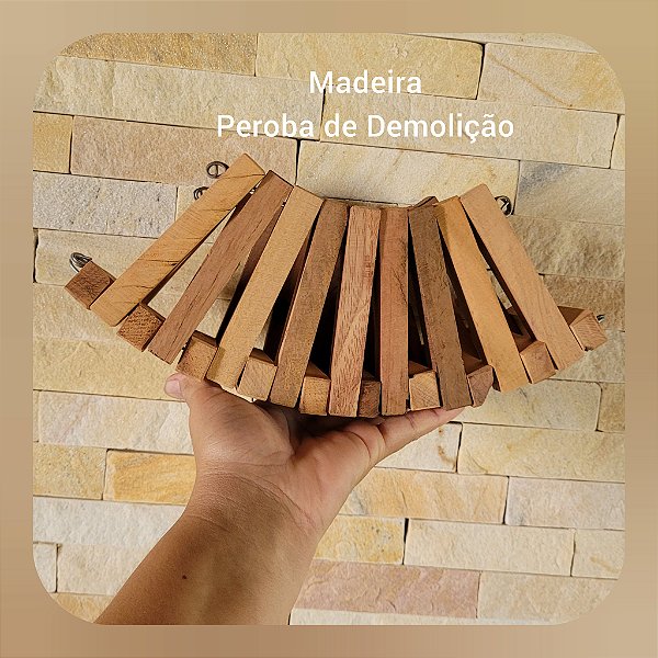 Cachepô Madeira Barca