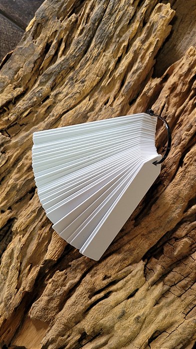 Placas de Identificação Branca - 30 unidades