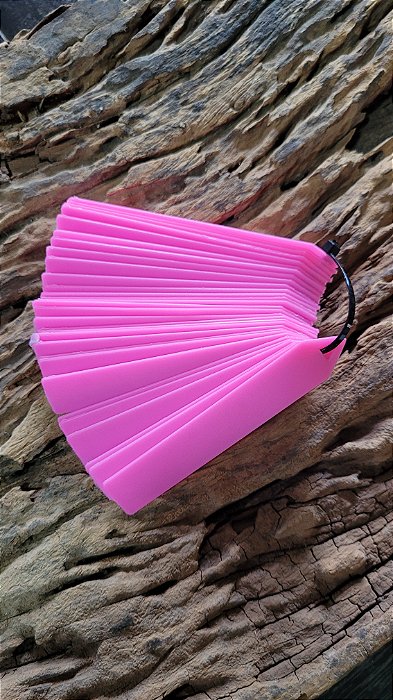 Placas de Identificação Rosa- 30 unidades