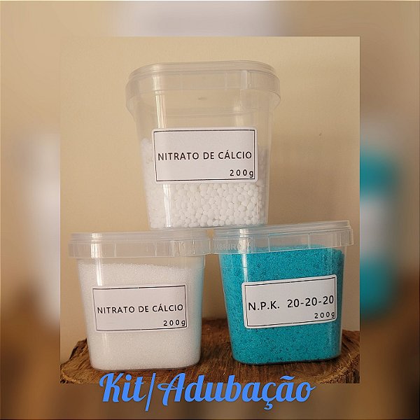 Kit Adubo Macro/nutrientes para Orquídeas - 200g