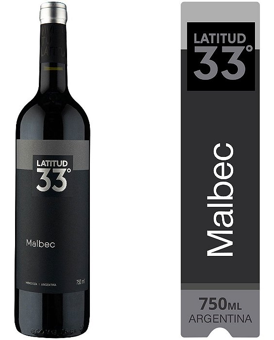 Latitud 33 Malbec 750ml