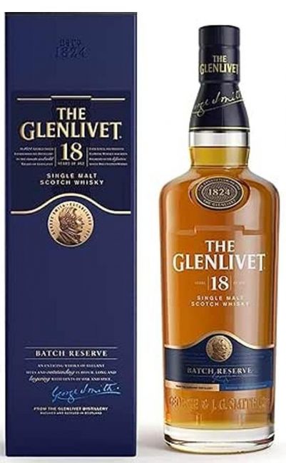 WHISKY THE GLENLIVET 18 ANOS 750ML