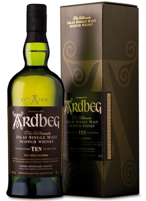WHISKY ARDBEG SINGLE MALT 10 ANOS 750ML