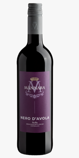 Mannara Nero D'Avola Sicilia DOC 750mL
