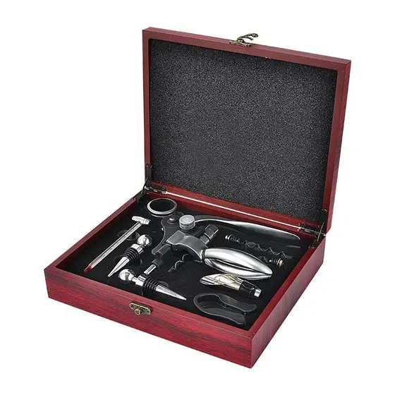 KIT MALETA ABRIDOR  DE VINHO 9PÇS