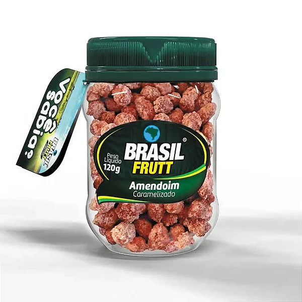 AMENDOIM CARAMELIZADO BRASIL FRUT 120G