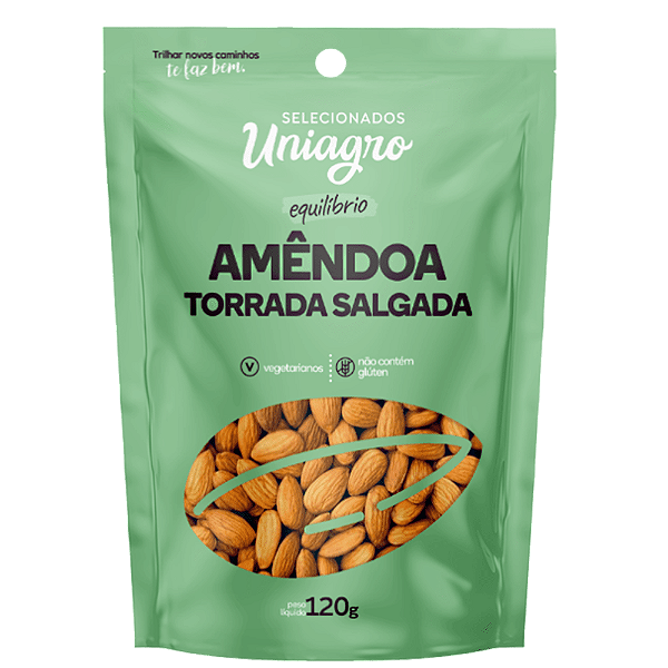 AMENDOA TORRADA SALGADA UNIAGRO 120G