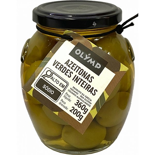AZEITONA OLYMP GREGA INTEIRA 200GR