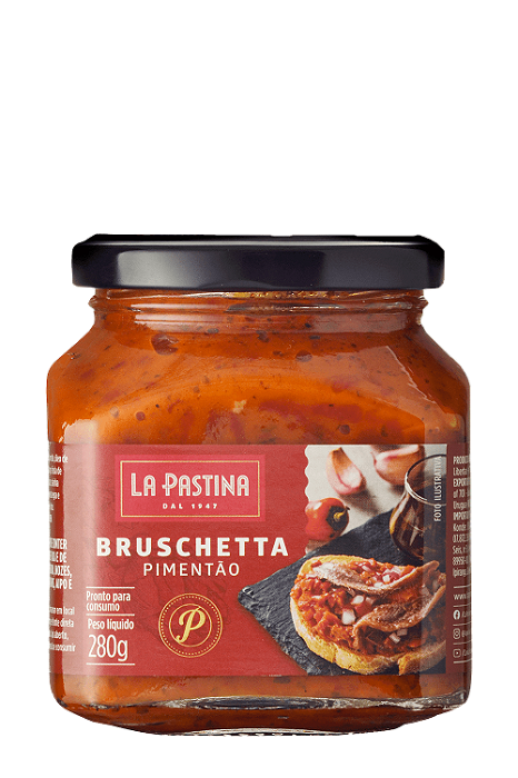 BRUSCHETTA LA PASTINA PIMENTAO 280GR