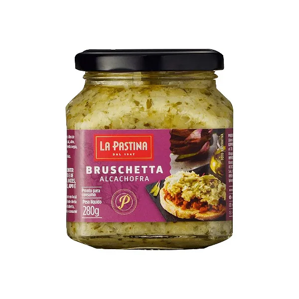 BRUSCHETTA LA PASTINA ALCACHOFRA 280GR
