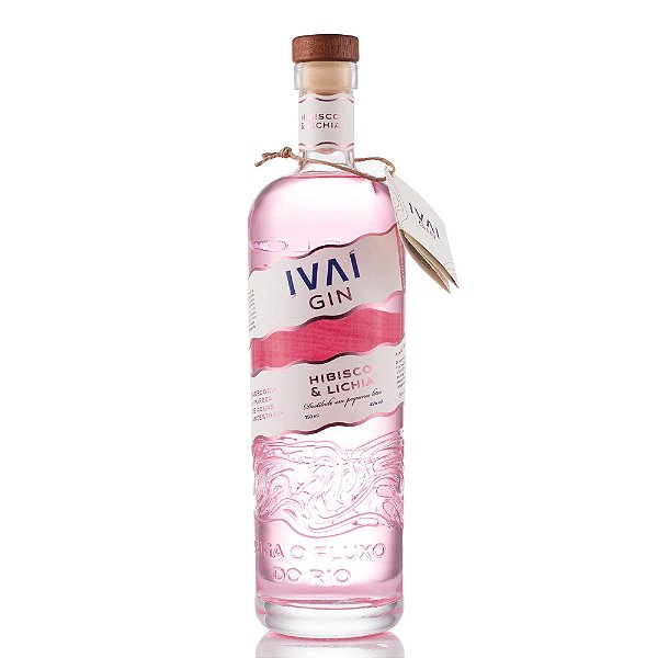GIN IVAI HIBISCO E LICHIA 750ML